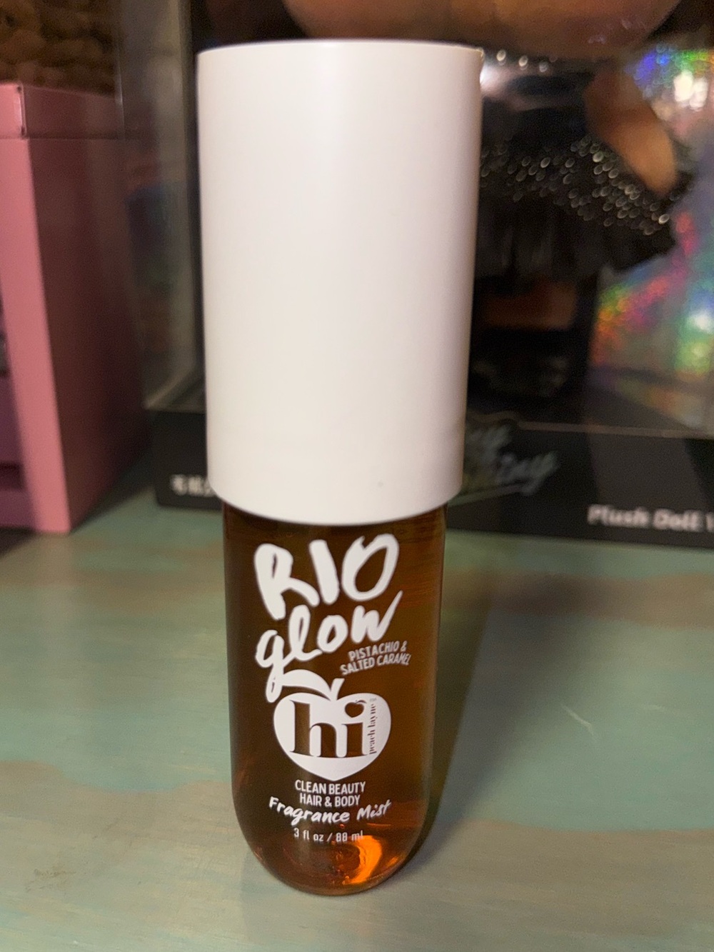 Beauty Rio Glow Fragrance Mist - Amber (Pistaco & Salted Caramel)